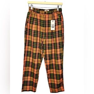 Ziggy Denim “Check It Pleated Pant” NWT